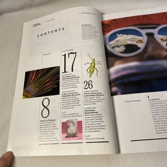 National Geographic November 2023 Carbon Solutions Rare Lava Lake Orcas Hispanic - Picture 3 of 11